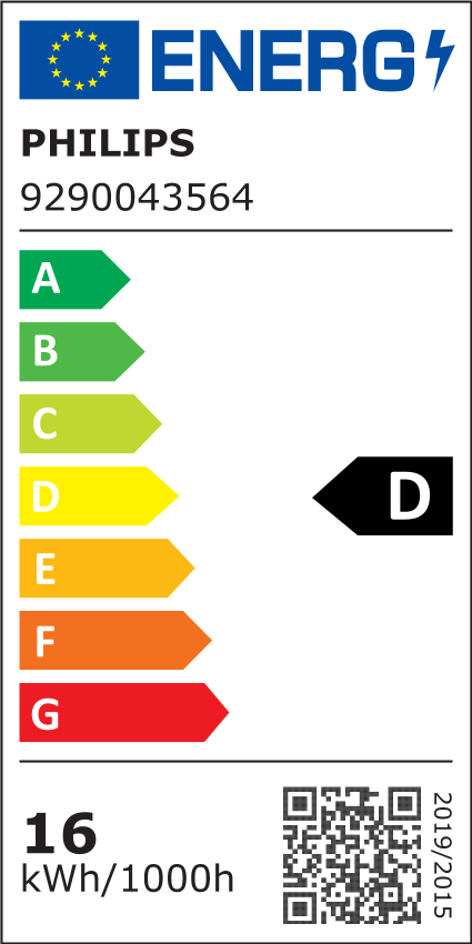 Offizielles EU-Energielabel (EPREL) — Energieeffizienzklasse D