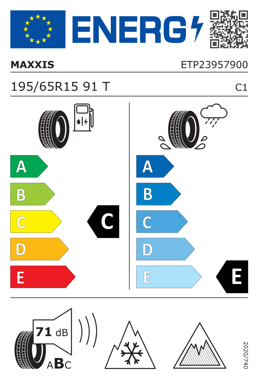 Maxxis PREMITRA ICE SP3 195/65R15 91T